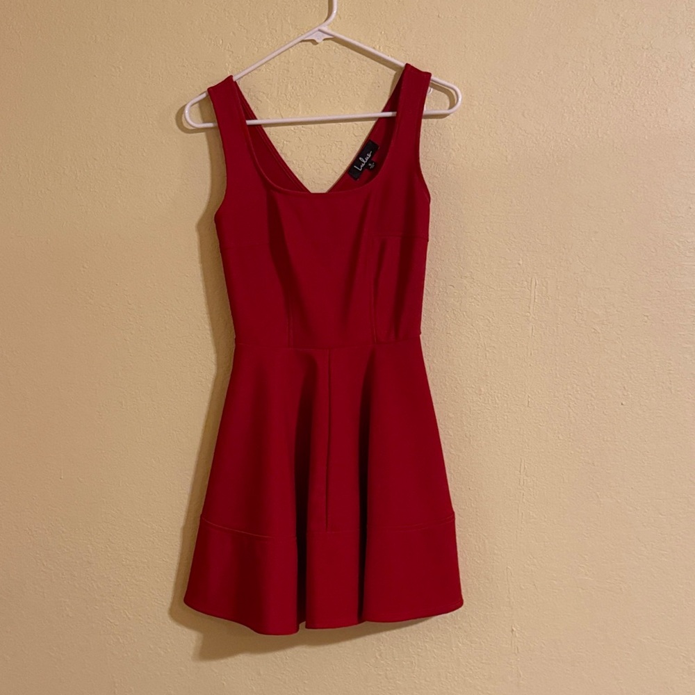 Lulu's Vibrant Red Mini Dress